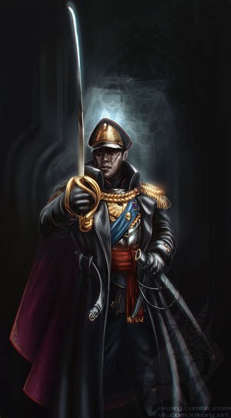 Commissar Ryan Graves By Inkary On Deviantart Warhammer Imperial Guard
