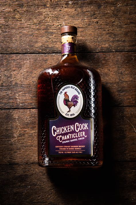 Chicken Cock Whiskey Drops Prohibition Style Cognac Barrel Aged Bourbon Maxim