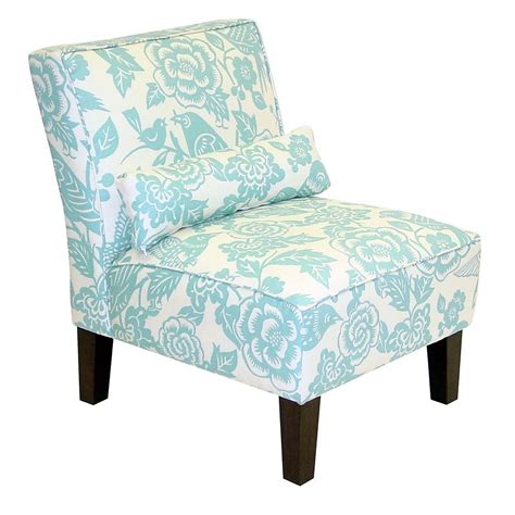 Shop our best selection of floral accent chairs to reflect your style and inspire your home. Skyline Furniture Traditional Slipper Cotton Armless ...