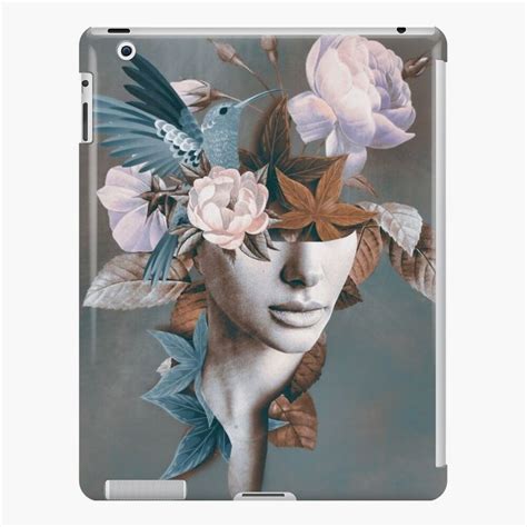 Floral Woman Portrait Ipad Case Skin By Laura Remes Surealism Art