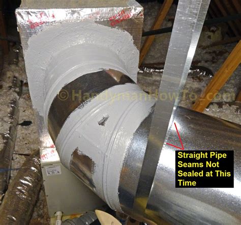 Seal The Start Collar And Sheet Metal Duct With Mastic Duct Insulation