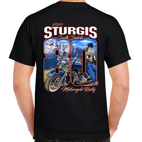2020 Sturgis Motorcycle Rally 80th Anniversary T Shirt Sturgis Motorcycle Rally Motorcycle