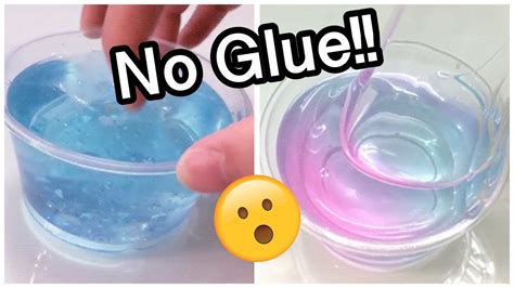 Viral No Glue Slime Recipes Tested Youtube