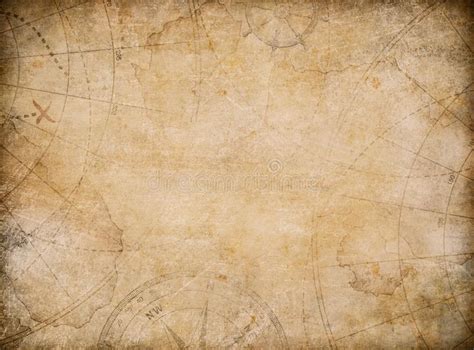 Photo About Aged Treasure Map Illustration Background Illustration Of Brown Geography Burnt
