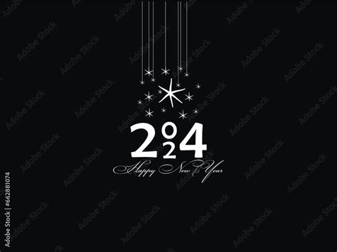 Happy New Year 2024 New Year 2024 Crown Star Firework Year 2024