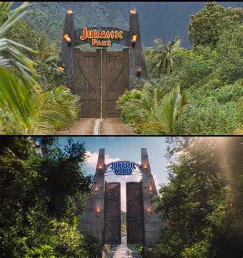 Jurassic World Trailer Scenes Comparison With Jurassic Park The Geek Twins