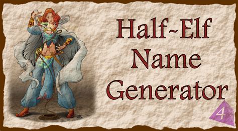 Dandd Dandd Half Elf Name Generator Roll4 Network