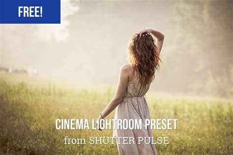 These free lightroom presets are designed for specific genres of photography; Free Cinema Lightroom Preset - Shutter Pulse