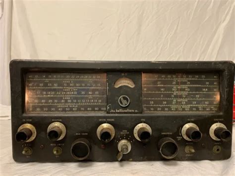 Hallicrafters Sx 71 Ham Radio Receiver For Parts Or Repair Powers Up