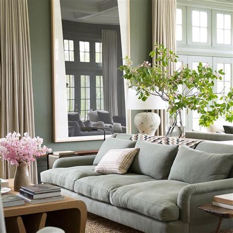 Explore the beautiful sage green photo gallery and find out exactly why houzz is the best experience. Living room | Sage green living room, Living room green ...