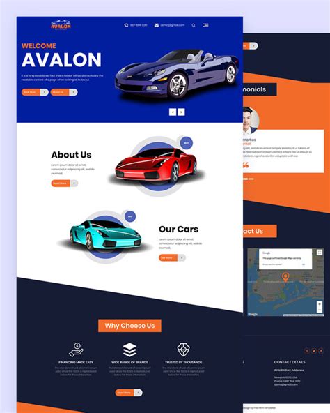Avalon Car Dealer Html Template