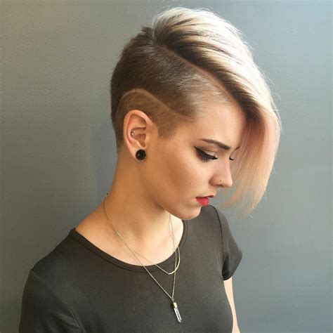 Shaved hairstyles for women short haircuts 2019 image. 50 Best Shaved Hairstyles for Women in 2019 | Короткие стрижки