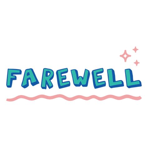 Farewell Png Designs For T Shirt And Merch