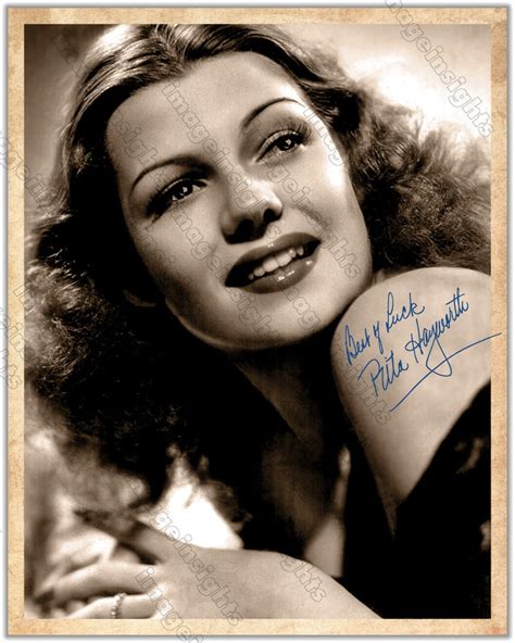 Rita Hayworth Screen Acting Legend Beauty 8 X 10 Restored Photograph