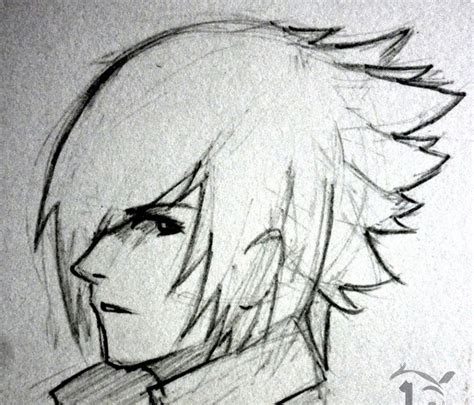 Anime Drawings In Pencil Easy Boy
