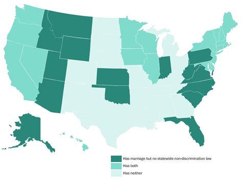There Are 15 States Where Same Sex Couples Can Marry But Still Could Get Fired For Their Sexual