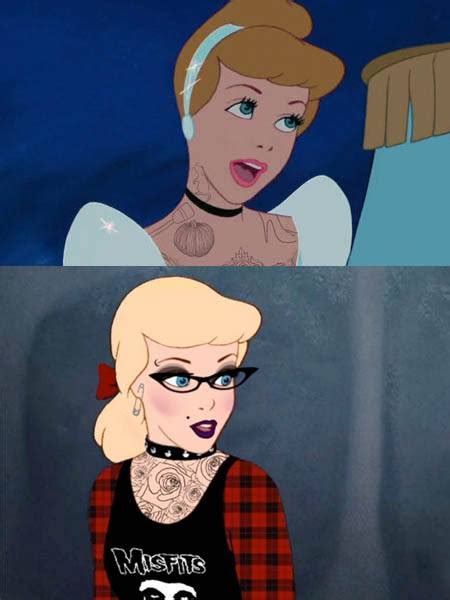 ¿cómo Serían Las Princesas Disney Tatuadas