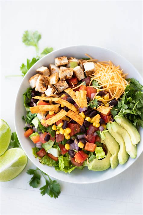 Southwestern Salad With Spicy Chipotle Crema Anyas Cookbook