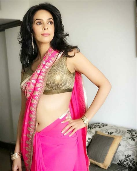 mallika sherawat hot pink saree images