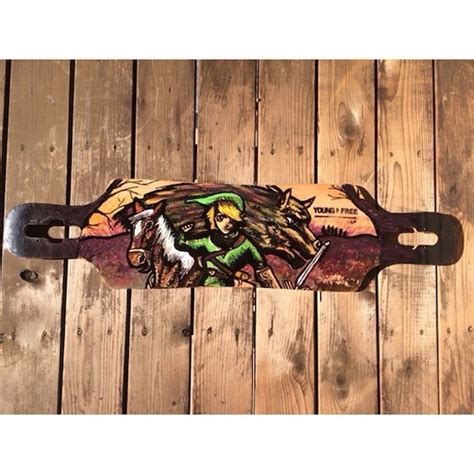 Custom Zelda Longboard Or Skateboard You Choose The Shape