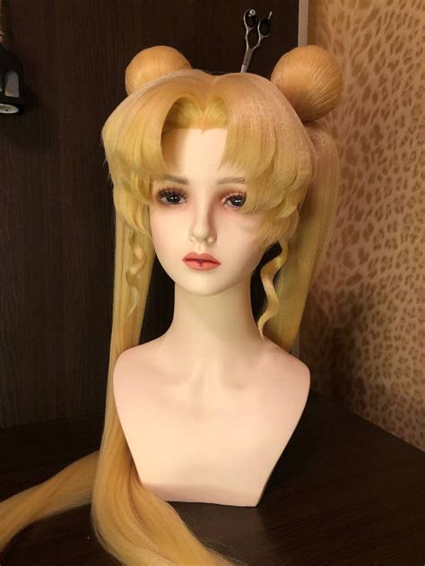 Sailor Moon Wig Blonde Wig Anime Wig Cosplay Wig Usagi Etsy