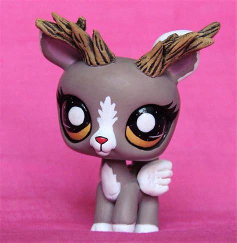 Littlest Pet Shop Chibi Deer Forest Spirit Ooak Custom Figure Lps Angel