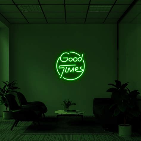 Good Times Led Neon Sign Neon Signs Led Neon Signs Neon