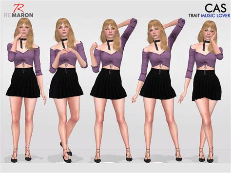 Mod The Sims Cute Anime Poses Pose Pack