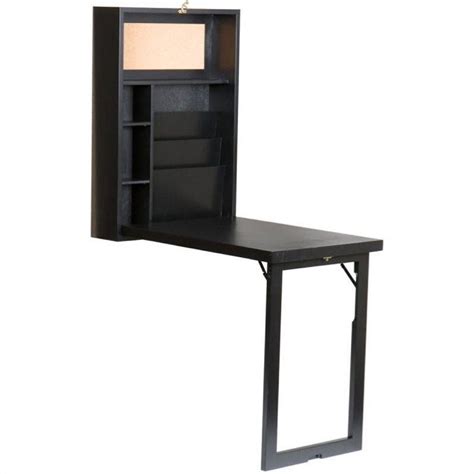 Southern Enterprises Leo Fold Out Convertible Desk In Black Ho9291r