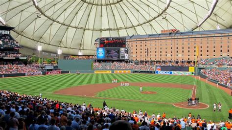 Camden Yards With Tropicana Field Roof 9gag