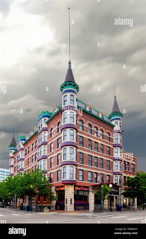 Iconic Historic Hotel In Downtown Boise Idaho Stock Photo Alamy