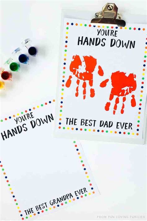 Fathers Day Printable Crafts