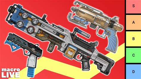 RANKING EVERY LEGENDARY WEAPON SKIN IN APEX LEGENDS YouTube