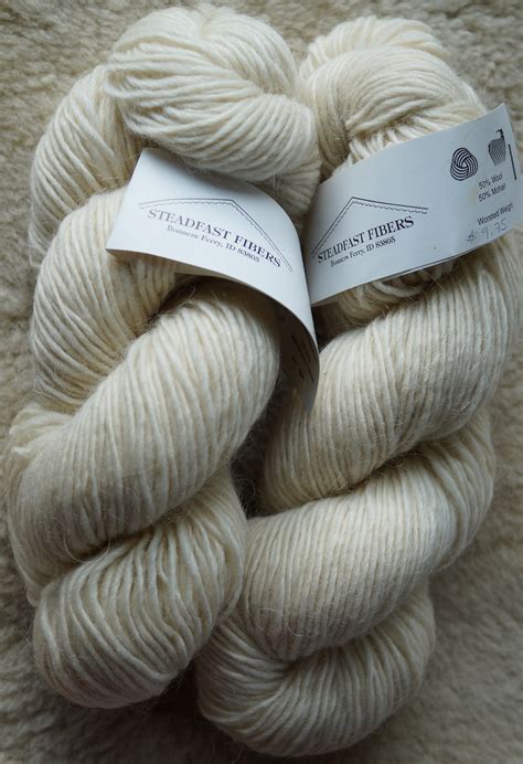 Mohair And Wool Worsted Weight Singles Yarn From A Usa Farm Sale Price