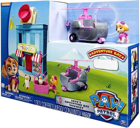 Paw Patrol Skyes Adventure Bay Townset Exclusive Playset Spin Master