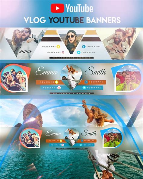 Vlog Youtube Banner Youtube Banners Youtube Banner Design Banner