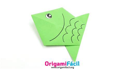 Cómo Hacer Un Pez De Papel Fácil De Origami Origami Fácil