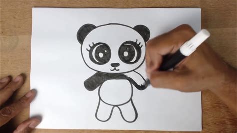 Como Desenhar Um Urso Panda Bem FÁcil Desenhos Fáceis Para Crianças