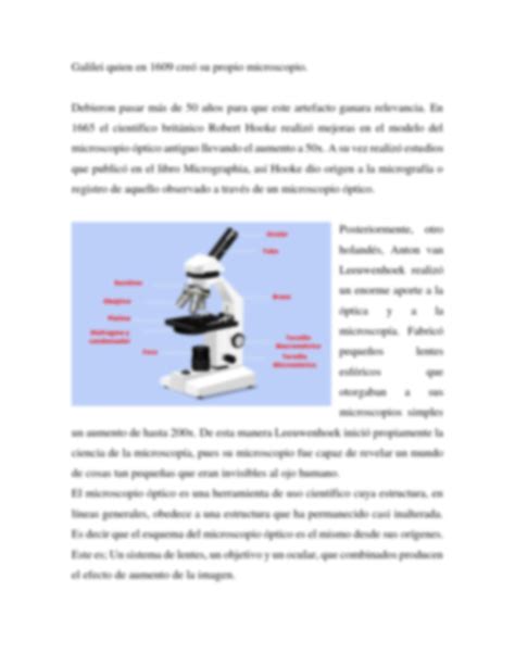 SOLUTION Historia De Los Microscopios Studypool