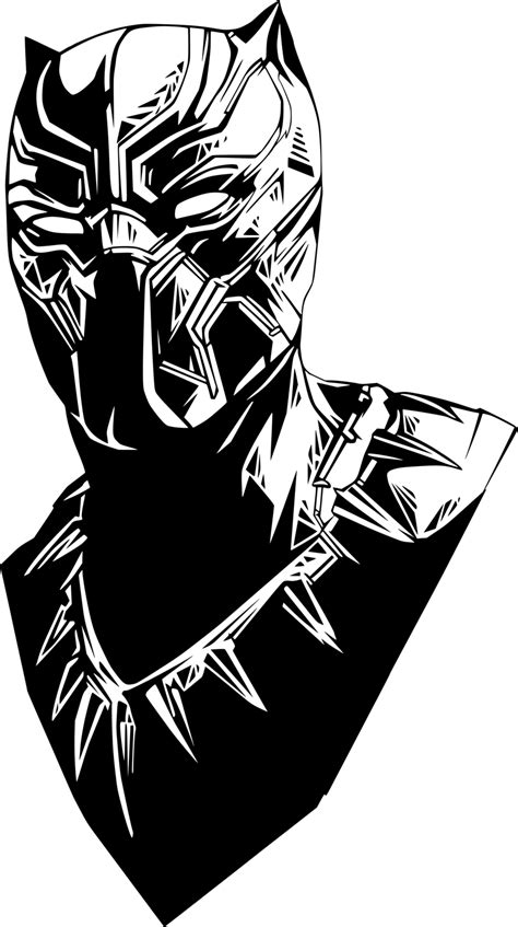 Black Panther 2 Guided By Faith Designs Black Panther Drawing