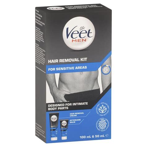 Buy Veet For Men Intimate Areas Hair Removal Kit Online At Chemist