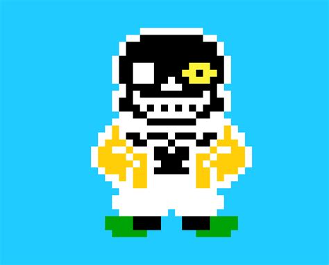 High Contrast Sans With Blue Eye Pixel Art Maker