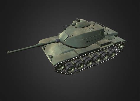 3d Model Tank M60a1 Vr Ar Low Poly Cgtrader