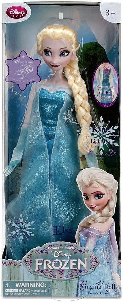 Disney Store FROZEN Elsa Singing Large In Doll Lights Up Snow Queen Rare NEW Disney Elsa