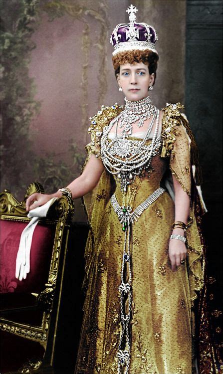 Bringing Black And White Pictures To Life Royal Gowns Queen Alexandra Fashion History