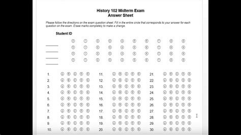 Printable 50 Question Answer Sheet Pdf Multiple Choice A B C D Free