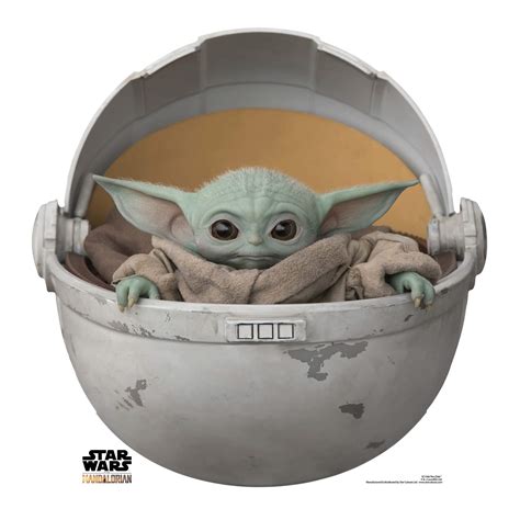 Buy Star Cutouts Ltd Sc1546 Baby Yoda In Pod Cardboard Cutoutstandee