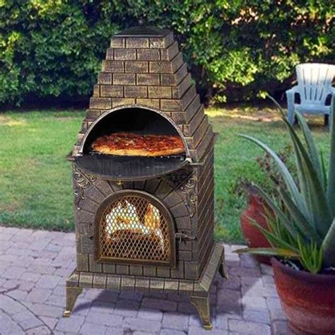 Modern diogo chimenea/log burner (garden patio heater, fire pit bbq fireplace chiminea). chiminea pizza | Pizza oven, Wood fire pit, Pizza oven outdoor