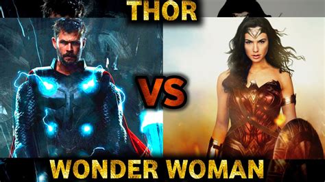 Thor Vs Wonder Woman Who Will Win In Hindi Youtube