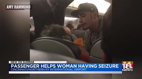 Passenger Helps Woman Having Seizure Youtube